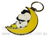 Keyring - Snoopy & Woodstock on Moon