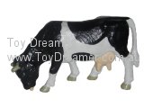 Black & White Cow, grazing