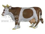 Brown & White Cow, standing