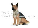 German Shepherd, sitting