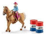 Barrel Racing with Cowgirl