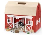 Portable Barn with Animals & Accessories