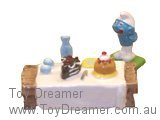 Pixi Smurfs: Smurf with Table with Food