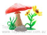 Smurf Mushroom Garden Playset