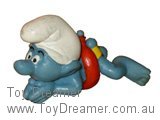 Swimmer Smurf - Red Ring / Mouth Showing