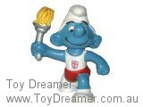Olympic Torchbearer Smurf - British