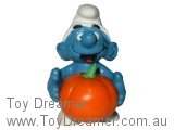 Halloween Smurf - Faceless Pumpkin
