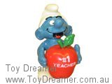 Apple Smurf - No. 1 for Teacher