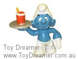 Waiter Smurf - Red Glass