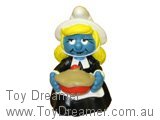 Smurfette with Thanksgiving Pie