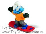 Snowboarder Smurf