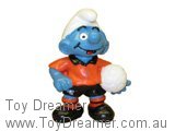 Football Smurf Player - Orange Shirt