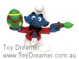 Painting Easter Egg Smurf (Green Brush)