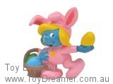 Smurfette in Easter Bunnysuit
