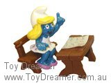 Smurfette at Desk Super Smurf (Boxed)